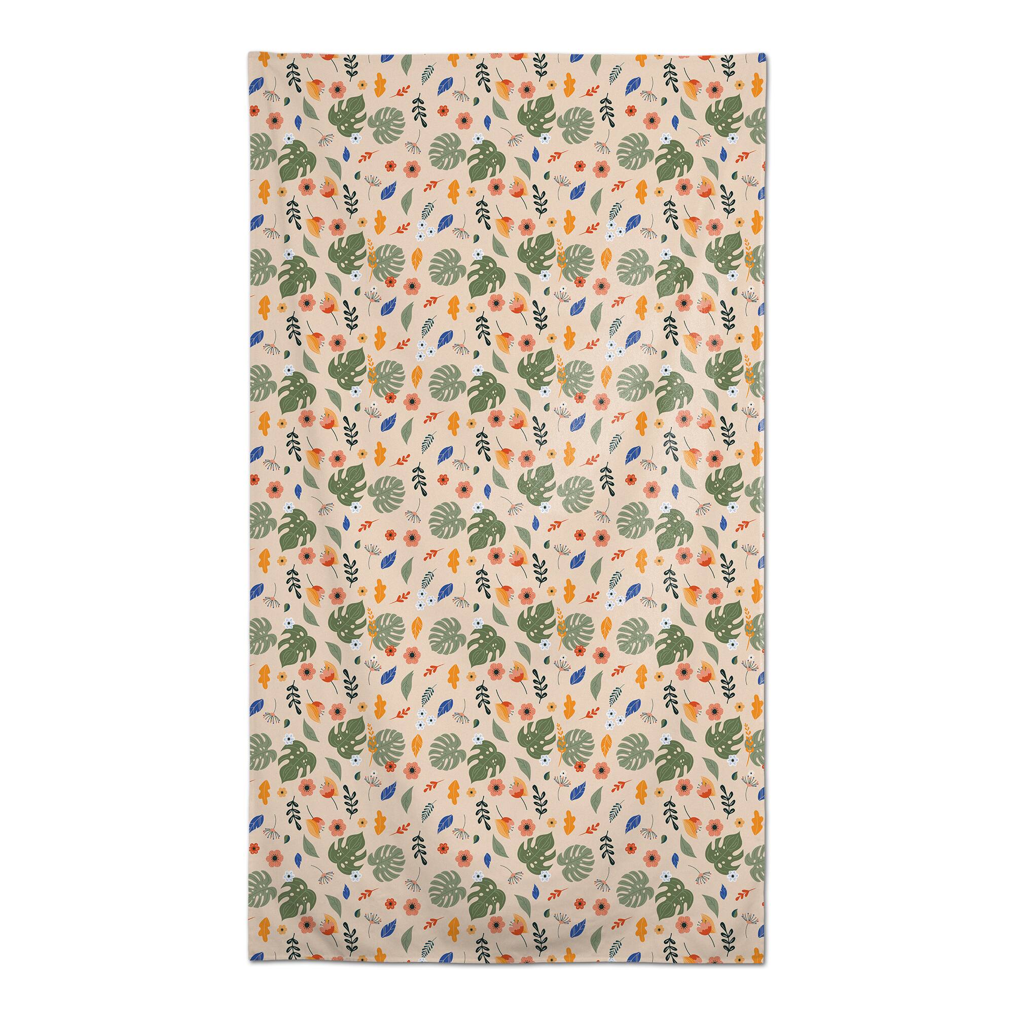 Floral Summer Palms Tablecloth